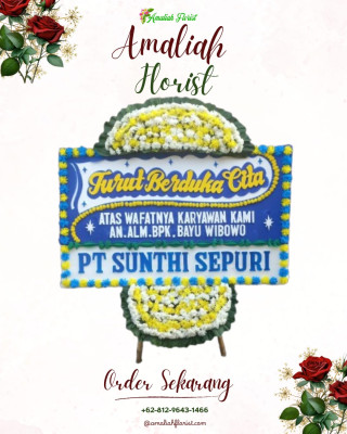 Papan Bunga Duka di Cikole