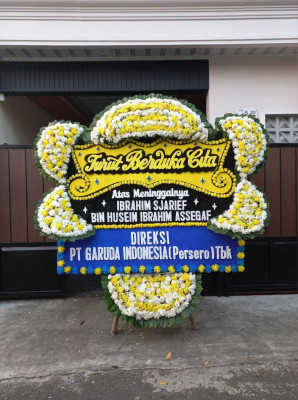 Papan Bunga Duka di Cikole